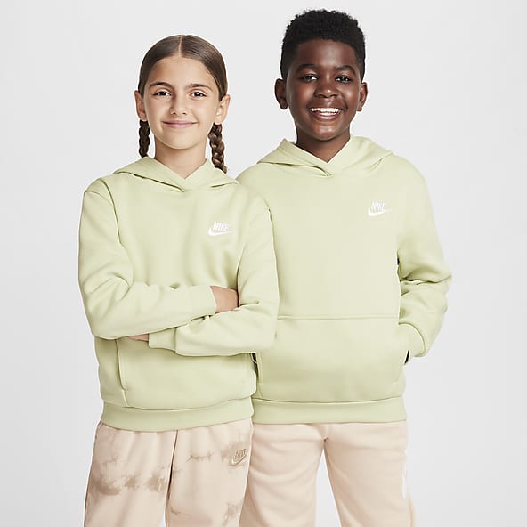 Boys green nike hoodie sales